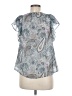 Lucky Brand Blue Sleeveless Blouse Size M - photo 2