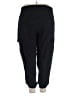 A New Day Solid Black Cargo Pants Size 18 - photo 2