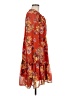 Studio A Floral Orange Casual Dress Size M - photo 4