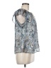 Lucky Brand Blue Sleeveless Blouse Size M - photo 4