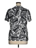 Studio Works 100% Cotton Silver Short Sleeve Top Size 1X - photo 2