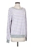 Splendid Stripes Silver Pullover Sweater Size S - photo 1