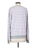 Splendid Stripes Silver Pullover Sweater Size S - photo 2