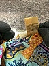 Eyeshadow 100% Polyester Paisley Blue Casual Dress Size XL - photo 8