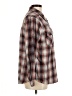 Democracy Plaid Brown Long Sleeve Blouse Size M - photo 4