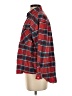 Forever 21 100% Cotton Plaid Red Long Sleeve Button-Down Shirt Size S - photo 5