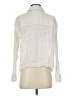 Zara Ivory Long Sleeve Button-Down Shirt Size S - photo 2