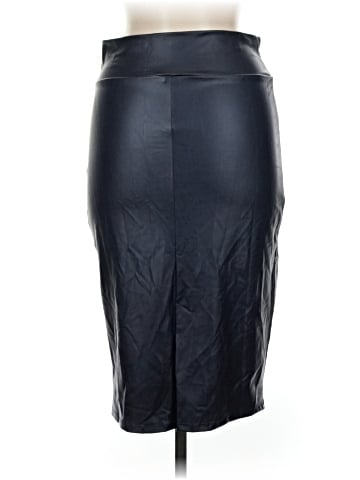 Simlu Faux Leather Skirt (view 2)