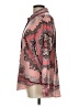 Apt. 9 100% Polyester Paisley Pink Long Sleeve Blouse Size L - photo 5