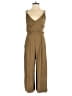 Zara Basic Solid Brown Jumpsuit Size S - photo 1