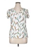 Unbranded White Short Sleeve Blouse Size L - photo 1