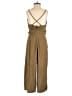 Zara Basic Solid Brown Jumpsuit Size S - photo 2