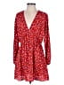 Zara Hearts Red Casual Dress Size M - photo 1
