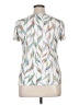 Unbranded White Short Sleeve Blouse Size L - photo 2