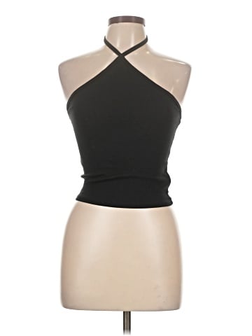 Madewell Supima&reg; Rib Halter Tank Top (view 1)