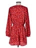 Zara Hearts Red Casual Dress Size M - photo 2
