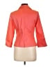 Jackie Jon Orange 3/4 Sleeve Button-Down Shirt Size 10 - photo 2