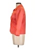 Jackie Jon Orange 3/4 Sleeve Button-Down Shirt Size 10 - photo 5
