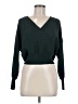 Hippie Rose Green Pullover Sweater Size M - photo 1