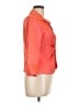 Jackie Jon Orange 3/4 Sleeve Button-Down Shirt Size 10 - photo 4