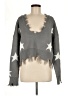 Zaful 100% Polyacrylic Stars Gray Pullover Sweater One size - photo 1