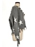 Zaful 100% Polyacrylic Stars Gray Pullover Sweater One size - photo 4