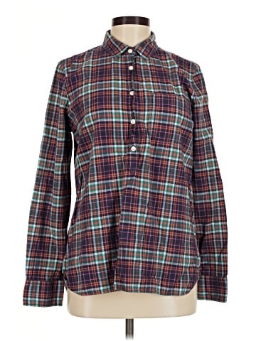 J.Crew Factory Store Long Sleeve Button-Down Shirt (view 1)