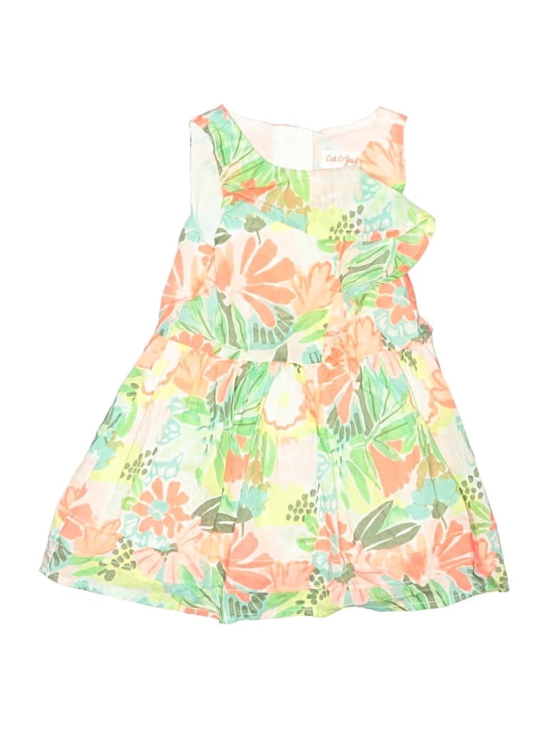 Pre-owned Cat & Jack Kids' Dress In Orange