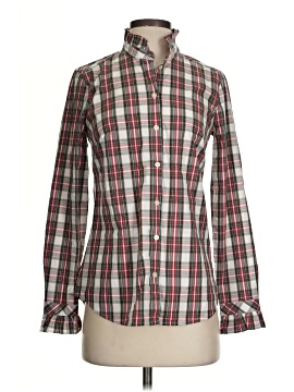 J.Crew Factory Store Long Sleeve Button-Down Shirt (view 1)