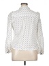 M&S Collection Polka Dots White Long Sleeve Blouse Size 16 - photo 2