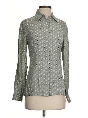 Petite Sophisticate Long Sleeve Blouse (view 1)