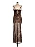 Unbranded Animal Print Brown Cocktail Dress Size XL - photo 2