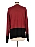 DKNY Color Block Burgundy Pullover Sweater Size L - photo 2