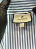 Tuckernuck 100% Polyester Stripes Blue 3/4 Sleeve Blouse Size S - photo 7