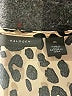 Halogen 100% Polyester Animal Print Brown Short Sleeve Blouse Size M - photo 7