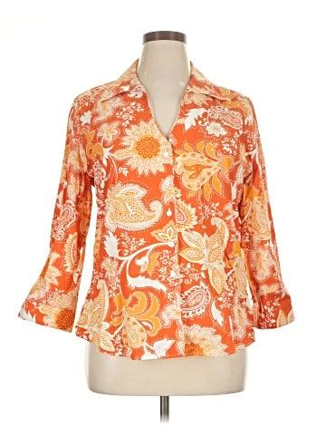 Coldwater Creek 3/4 Sleeve Blouse (view 1)