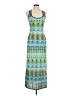 TCEC Chevron-herringbone Green Casual Dress Size M - photo 1