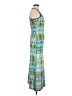 TCEC Chevron-herringbone Green Casual Dress Size M - photo 4