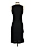 Nine West Solid Black Casual Dress Size S - photo 2