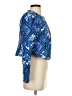 7 For All Mankind 100% Cotton Print Blue Jacket Size S - photo 4