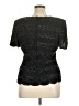 Stenay 100% Polyester Black Short Sleeve Top Size XL - photo 2