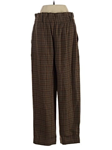 Madewell Plaid Paperbag Tapered Pants (view 2)