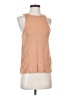 Assorted Brands Tan Sleeveless T-Shirt Size XS - photo 1