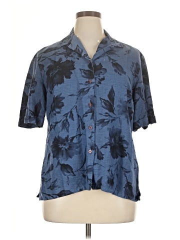 Liz Claiborne Short Sleeve Blouse (view 1)