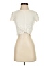 Gaze Ivory Short Sleeve Turtleneck Size S - photo 1