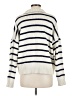 Madewell Stripes Ivory Pullover Sweater Size M - photo 2
