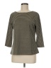 Allegra K Houndstooth Brown 3/4 Sleeve Top Size M - photo 1