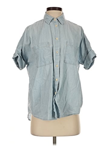 Madewell Chambray Courier Shirt in Buckley Wash (view 1)