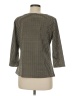 Allegra K Houndstooth Brown 3/4 Sleeve Top Size M - photo 2