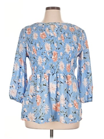 Cure 3/4 Sleeve Blouse (view 1)